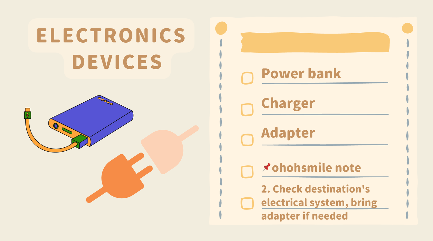 Free Packing Checklist (Available in English/Chinese)